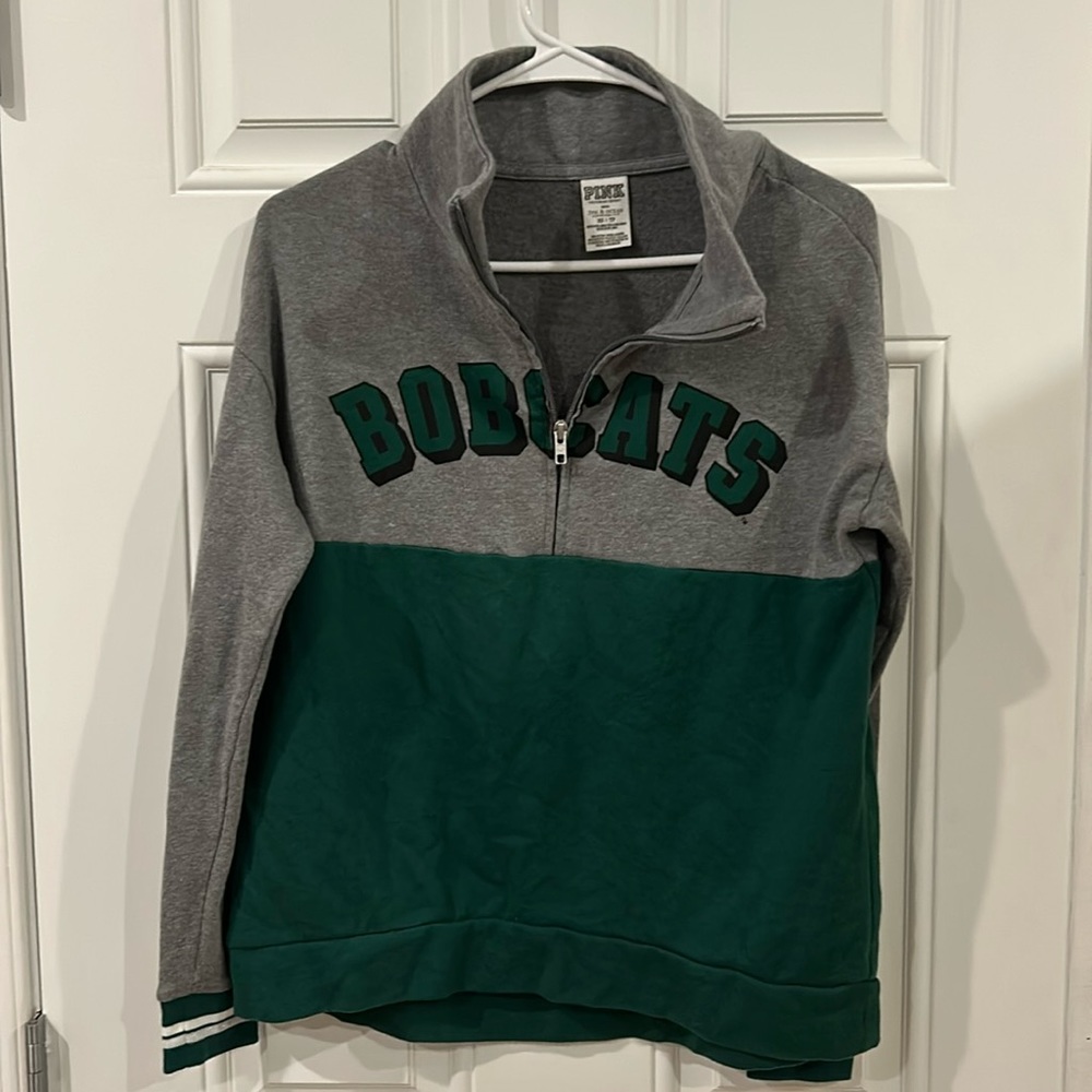 Ohio University Bobcats 1/4 zip PINK brand - XS